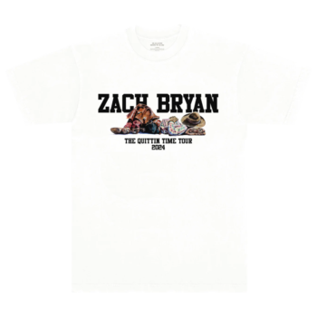 Resting Cowboy Zach Bryan Quittin Time Tour Shirt