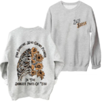 Grows Flowers Round Neck Sweatshirt