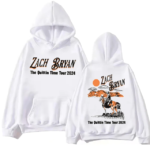 Zach Bryan The Quittin Time Tour Hooded Sweatshirt