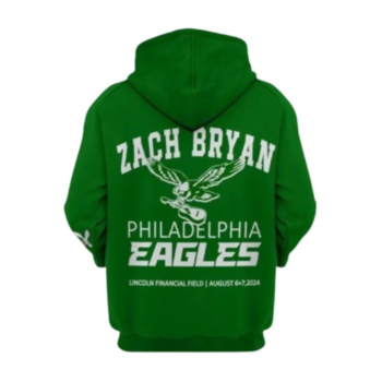 Zach Bryan Green Eagle Hoodie