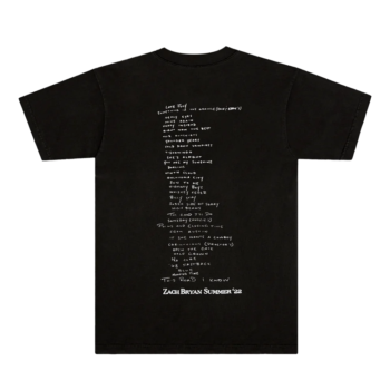 Summertime Blues Black Tee