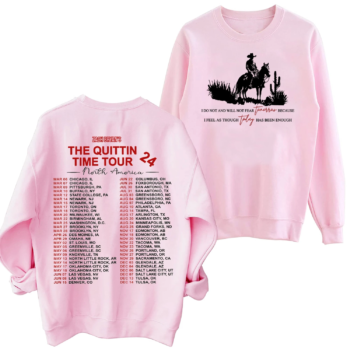 The Quittin Time Tour Crewneck Oversized Sweatshirt