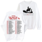 The Quittin Time Tour Crewneck Oversized Sweatshirt