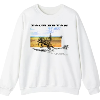 Devil Can Scrap Zach Bryan White Sweatshirt