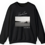 Zach Bryan Heading South Black Crewneck