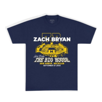 Zach Bryan Go Blue Shirt – Limited Edition Merch