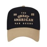 Zach Bryan Bar Scene Black & Khaki Hat