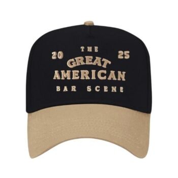 Zach Bryan Bar Scene Black & Khaki Hat