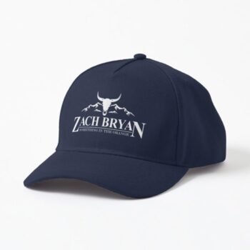 Zach Bryan Logo Cap – Navy/White Official Merch